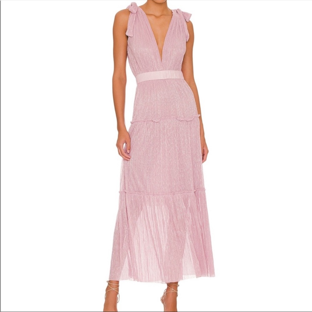 Sabina Musayev X Revolve Helena Dress in Pink Lavender